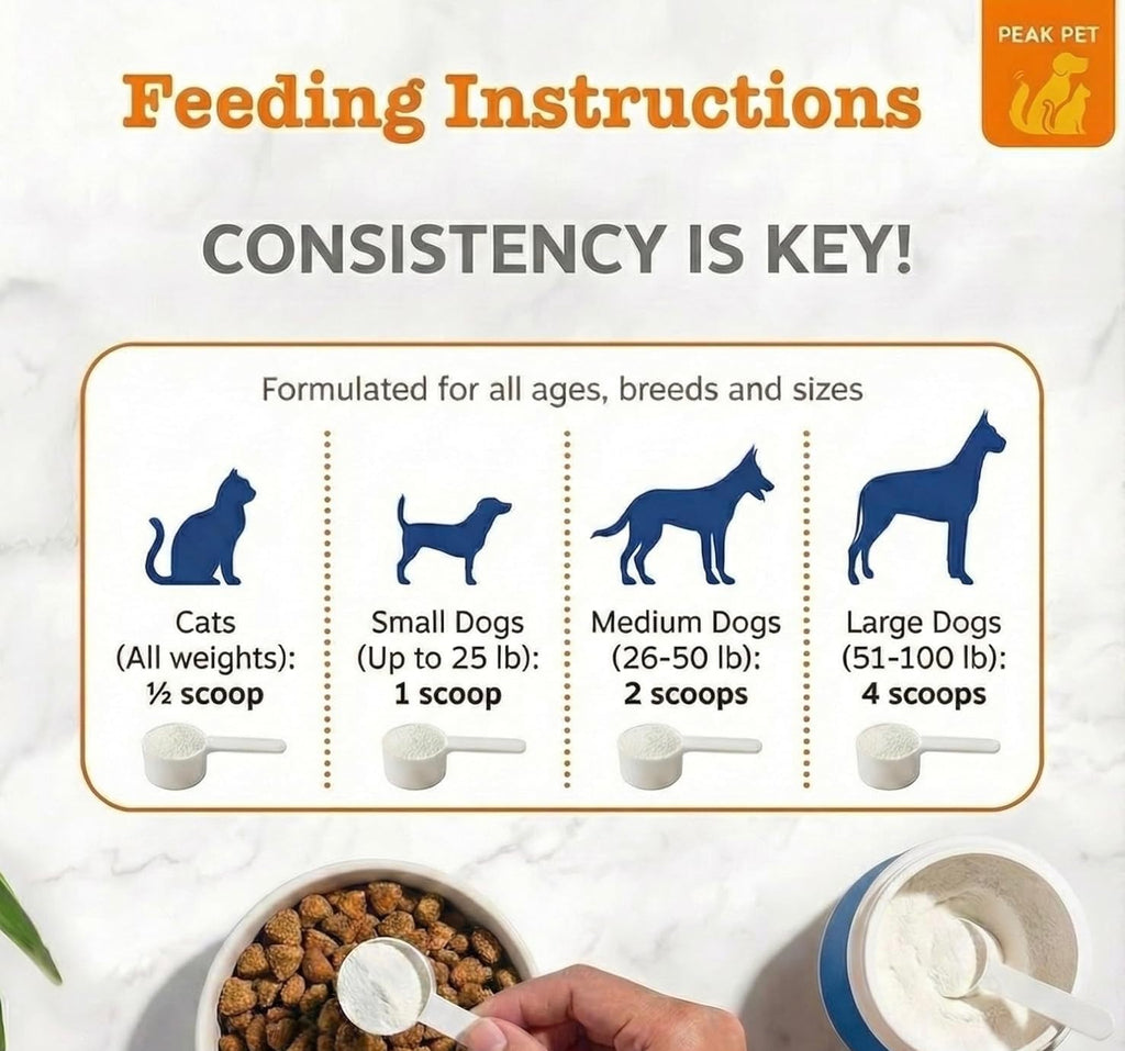 Organic Calcium for Dogs and Cats - Eggshell Powder with Eggshell Membrane and Calcium Carbonate, Egg Shell Powder Supports Strong Bones, Teeth & Mobility, Made in USA