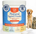 Organic Calcium for Dogs and Cats - Eggshell Powder with Eggshell Membrane and Calcium Carbonate, Egg Shell Powder Supports Strong Bones, Teeth & Mobility, Made in USA